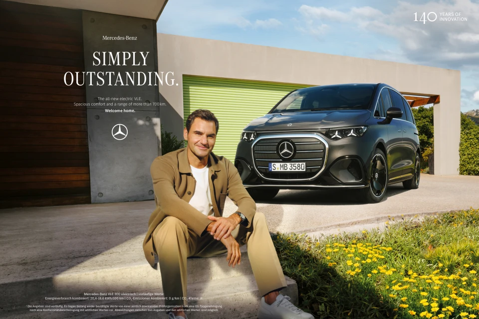 Mercedes VLE x Roger Federer